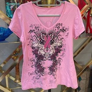 No Tags, Unknown Brand, V Neck Tee Shirt.